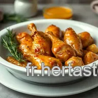 D&eacute;licieuses Ailes de Poulet Miel-Moutarde : Parfaites pour Partager
