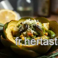 Artichaut cuisson : Artichauts Verts R&ocirc;tis &agrave; l'Huile d'Olive et Citron