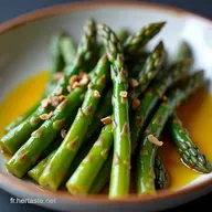 Asperges Vertes Grill&eacute;es &agrave; lHuile dOlive Ma Recette Facile