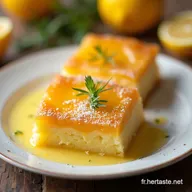Recette Barres de Citron Fondantes au Sabl&eacute; Croustillant