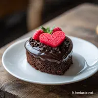 Adorable Bento Cake de la Saint Valentin pour 2