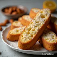 Recette de Biscuits Italiens Croquants aux Amandes et Citron