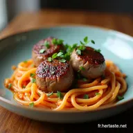 Recette Simple et Rapide Mes Boulettes de Boeuf &agrave; la Fran&ccedil;aise