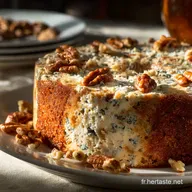 Cake Roquefort et Noix Lauthentique Cake Aveyronnais pour lap&eacute;ro