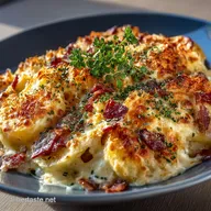 Carbonara de Pommes de Terre Le Gratin Cr&eacute;meux au Guanciale