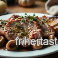 C&Atilde;&acute;te de Veau R&Atilde;&acute;ti avec Sauce aux Champignons : Un Plat Raffin&Atilde;&copy; et Facile