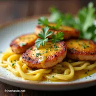 Recette Facile C&ocirc;telettes de Porc Sauce Moutarde Onctueuse
