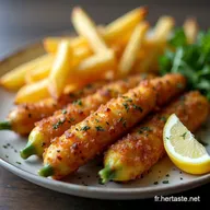 Courgettes R&ocirc;ties &agrave; lAir Fryer Croustillantes en 15 Min