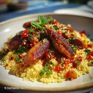 Couscous Poulet Merguez Traditionnel Oven-Only Fluffy