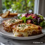 Croque Monsieur L&eacute;ger Plat Et Recette: B&eacute;chamel L&eacute;g&egrave;re