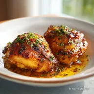 Cuisses de Poulet au Four : Recette croustillante pour 4 personnes