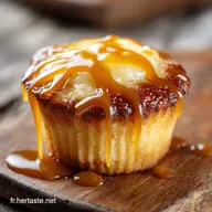 Cupcake au Caramel Beurre Sal&eacute; Infaillible Moelleux et C&oelig;ur Coulant