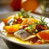 Recette de plat l&eacute;ger : Daurade aux agrumes, pr&ecirc;te en 30 min.
