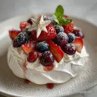 Dessert Nouvel An &Eacute;l&eacute;gant: Meringue Croustillante & Cr&egrave;me Skyr L&eacute;g&egrave;re