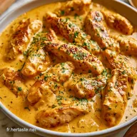 Eminc&eacute;s De Poulet Au Curry Et Coco