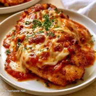Escalopes Poulet Parmesan en 35 Minutes