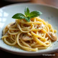Fettuccine Fra&icirc;ches Maison aux C&egrave;pes et Parmesan Recette Italienne