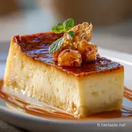 Flan P&acirc;tissier L&eacute;ger Sans P&acirc;te Le Vrai Go&ucirc;t de Boulangerie Facile