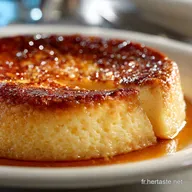 Flan P&acirc;tissier L&eacute;ger Sans P&acirc;te La Recette Maison Parisienne et Fondante