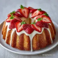 Fraisier Vanille Bourbon Onctueux