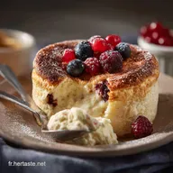 G&acirc;teau UltraL&eacute;ger au Yaourt Brass&eacute; : Recette Souffl&eacute; Facile