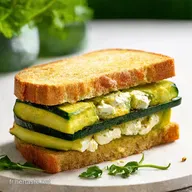 Gaufres Courgette Feta Club Sandwich Revisit&eacute; l&eacute;t&eacute;