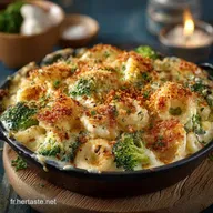 Gratin de Brocolis et Coquillettes Facile B&eacute;chamel Onctueuse