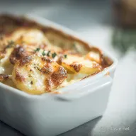 Gratin de Pommes de Terre Fa&ccedil;on CroqueMonsieur : Recette R&eacute;confortante