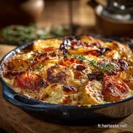 Gratin de P&acirc;tes Fa&ccedil;on Pizza Recette Familiale et R&eacute;confort Maximum