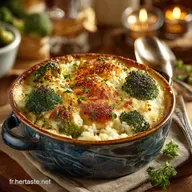 Gratin de riz au brocolis facile La recette r&eacute;confortante &agrave; la Mornay