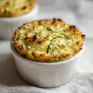 Recette de Gratin de Polenta Courgette Parmesan