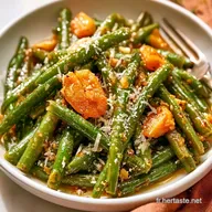 Haricots Verts Au Parmesan &agrave; l Ail