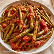 Haricots Verts Brais&eacute;s Aux Tomates