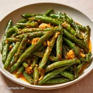 Haricots Verts Chinois &agrave; l Ail