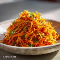 Khizou Mchermel Salade Carottes Marocaine pour 4