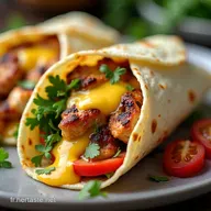 Wraps Poulet Fondant LOoeyGooey Garlic Chicken Que Vous Adorerez