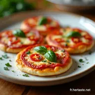 Recette Simple et Rapide MiniPizzas lAp&eacute;ro Facile