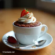 Recette Simple et Rapide Mug Cake Nutella Le Dessert Minute