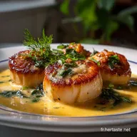 Noix de Saint-Jacques Recette: Coeur Nacr&eacute;