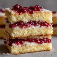 Nude cake &agrave; la confiture de cerise Cr&egrave;me mascarpone et &eacute;l&eacute;gance