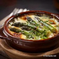 &OElig;uf cocotte aux asperges et au fromage la recette bistrot printani&egrave;re