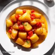Recette Simple et Rapide Patatas Bravas Fa&ccedil;on Ligne Gourmandise