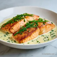 Pav&eacute; Saumon Cr&egrave;me Ciboulette: 25 Minutes