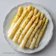 Plat Asperges Blanches Chaudes pour 4