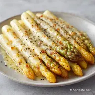 Plat Asperges Blanches Four pour 4