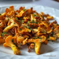 Po&ecirc;l&eacute;e de Girolles : Recette Facile en 25 Min