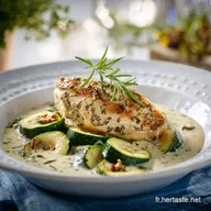 Po&ecirc;l&eacute;e Poulet Courgette et Cr&egrave;me : La Recette Facile et Rapide