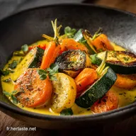 Pole de Carotte et Courgette au Curry Recette facile et fondante
