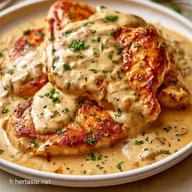 Poulet &agrave; la Cr&egrave;me pour 4 Personnes