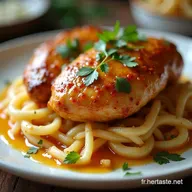 Recette Simple et Rapide Poulet Cajun Cr&eacute;meux Miam